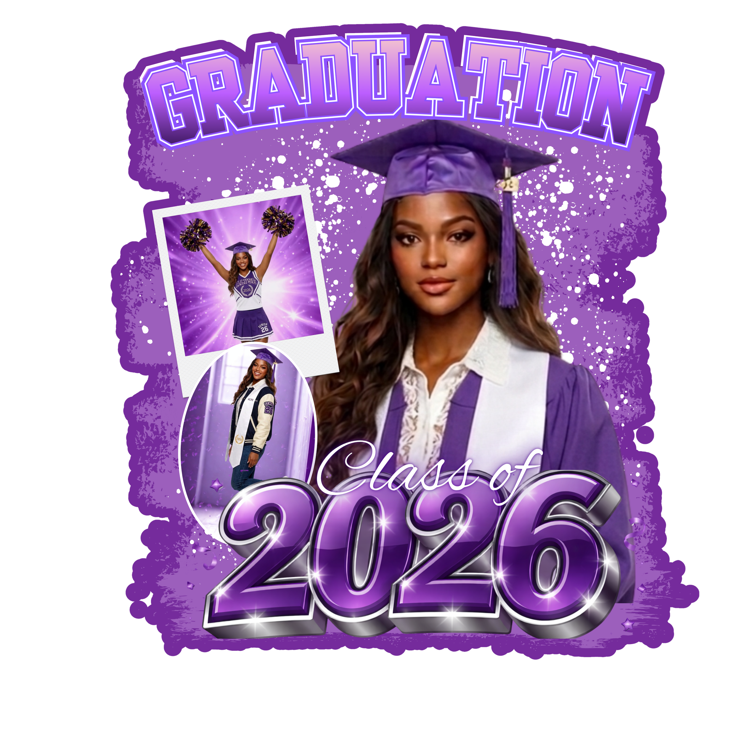 Design 3 — Royalty Era Graduation Fan Bundle Pack