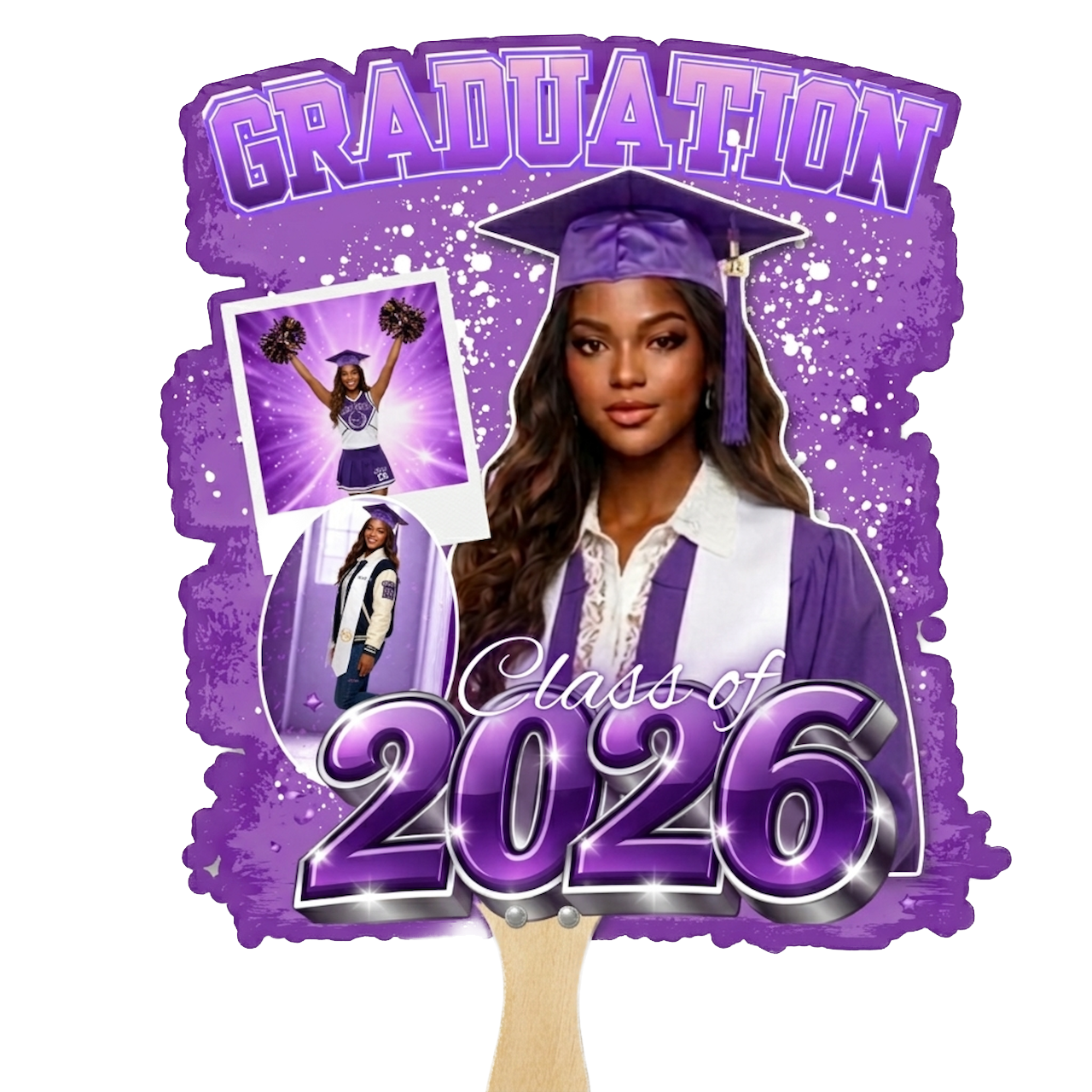 Design 3 — Royalty Era Graduation Fan Bundle Pack