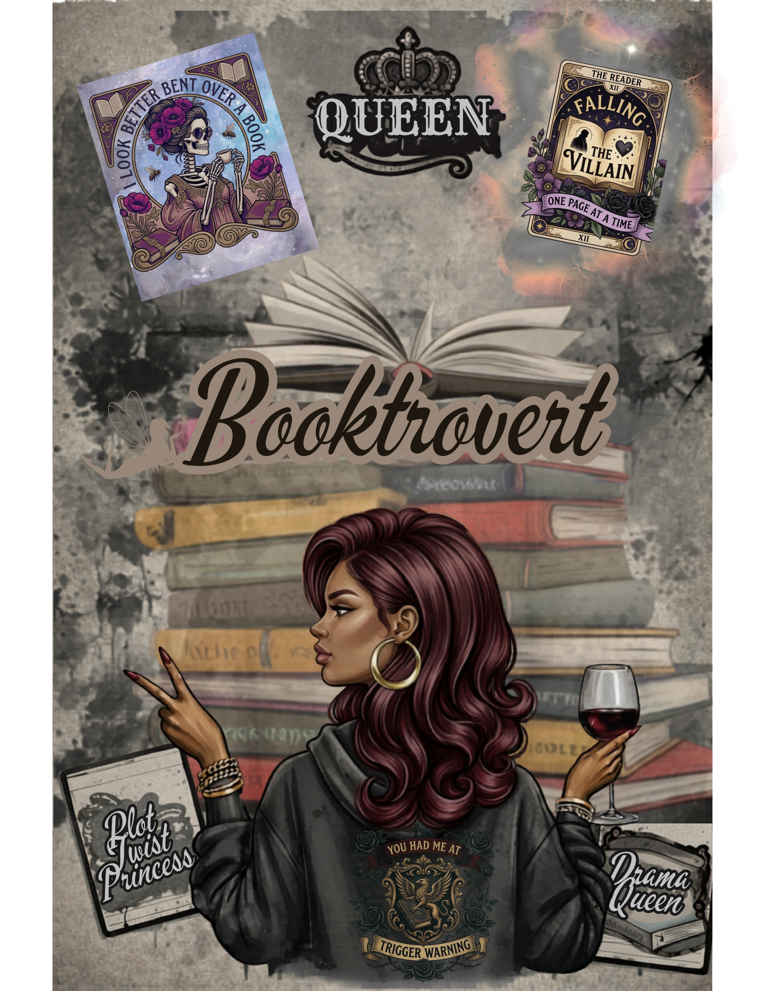 Dark Romance Reader Aesthetic Insert