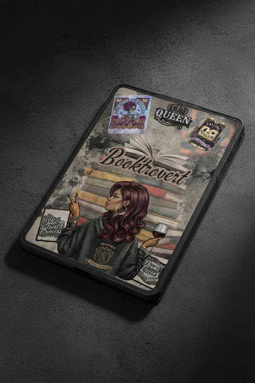 Dark Romance Insert - Back of Kindle Case