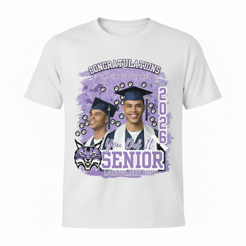 Graduation Shirt - Light Purple